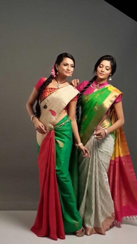 Duo Bridal Saree Editorial Shoot