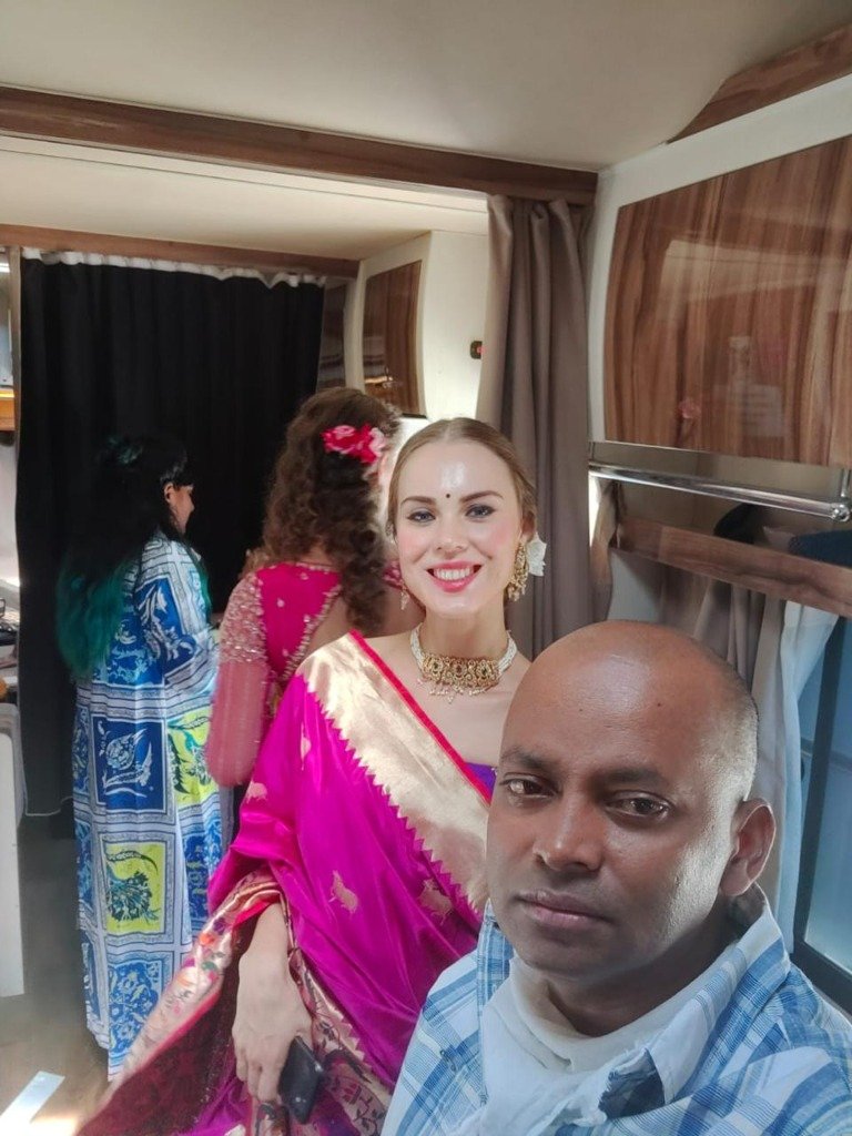 International Bridal Makeup â€“ Pink Saree Look